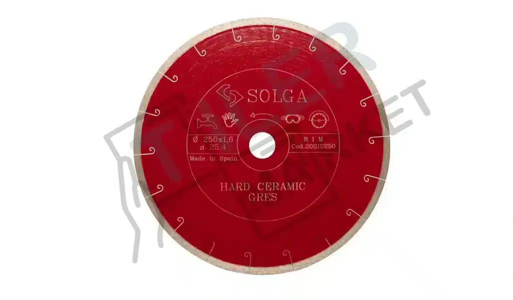 Diamantový řezný kotouč Solga 250 mm