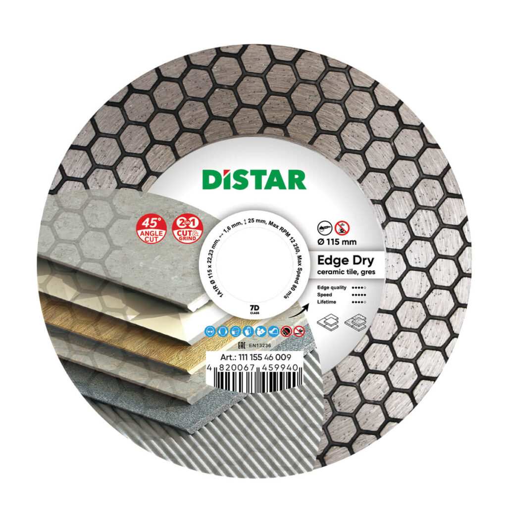 Diamantový kotouč DISTAR 115 EDGE DRY